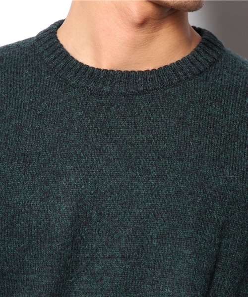 CIAOPANIC（チャオパニック）の「【Ciaopanic】アルパカ混C/N（ニット/セーター・メンズ・グリーン/ワインレッド/ブルー/マスタード・LARGE/MEDIUM）」の8枚目の写真