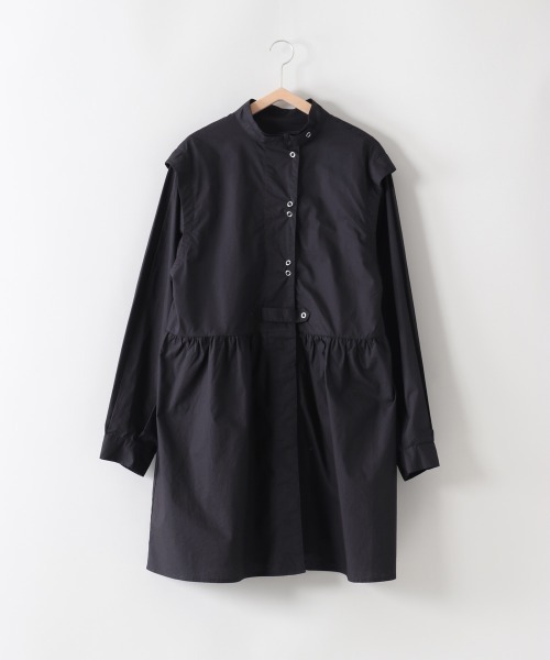 cepo（セポ）の「カタキリカエフレアワンピース（ワンピース・レディース・ブラック/オフホワイト/サックスブルー・M）」の17枚目の写真