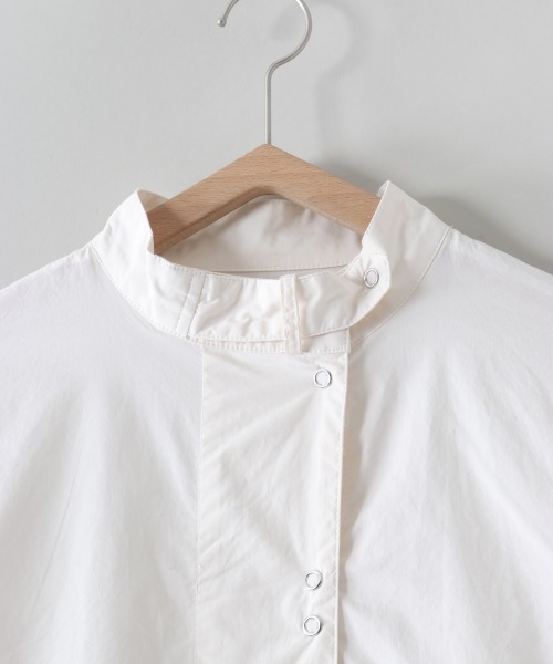 cepo（セポ）の「カタキリカエフレアワンピース（ワンピース・レディース・ブラック/オフホワイト/サックスブルー・M）」の20枚目の写真