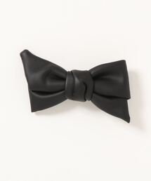 minia | フェイクレザーリボンクリップ　◇(バレッタ/ヘアクリップ)