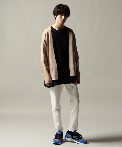 JOURNAL STANDARD（ジャーナルスタンダード）の「ニットカーディガン（カーディガン/ボレロ・メンズ・ベージュ・LARGE）」の5枚目の写真