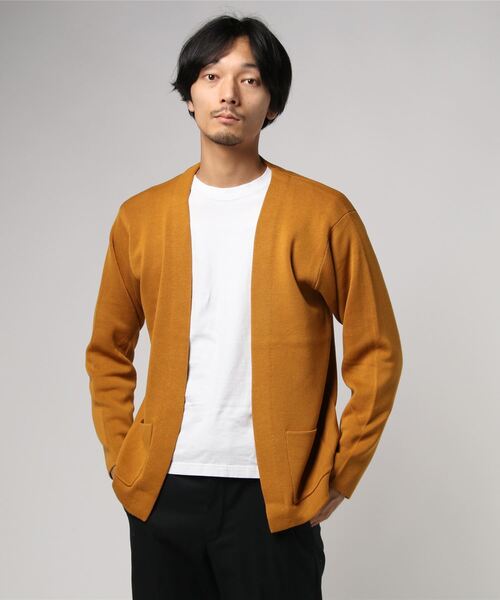 JOURNAL STANDARD（ジャーナルスタンダード）の「ニットカーディガン（カーディガン/ボレロ・メンズ・ベージュ・LARGE）」の6枚目の写真