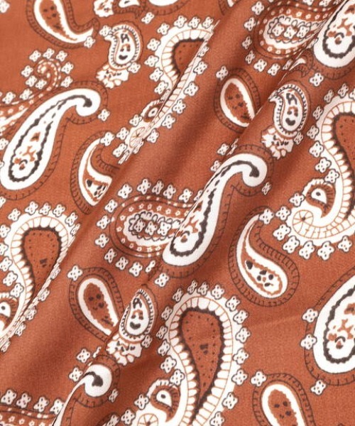 N.（N. Natural Beauty Basic）（エヌエヌナチュラルビューティーベーシック）の「ペイズリースカーフ（ストール/ショール・レディース・ベージュ系その他/レッド系その他・ﾌﾘ-）」の5枚目の写真