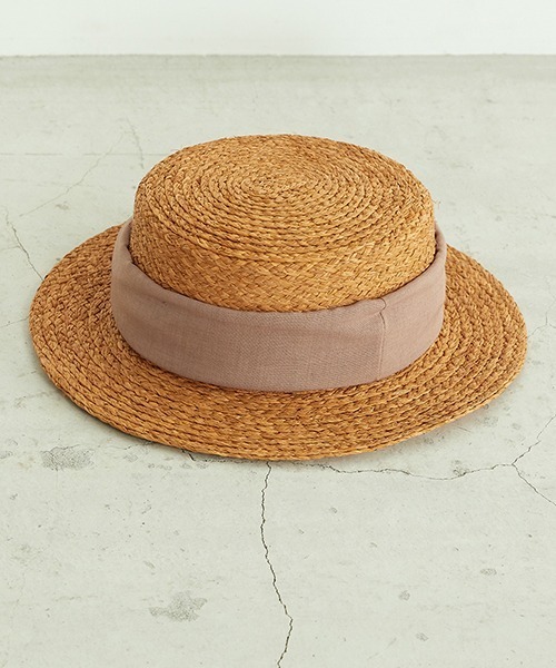 ONIGIRI(オニギリ)の「【一部店舗限定】 リボン カンカン帽(ハット・レディース・ブラウン/ベージュ・FREE)」の17枚目の写真