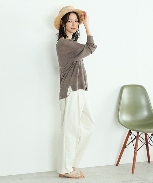 ONIGIRI(オニギリ)の「【一部店舗限定】 リボン カンカン帽(ハット・レディース・ブラウン/ベージュ・FREE)」の16枚目の写真