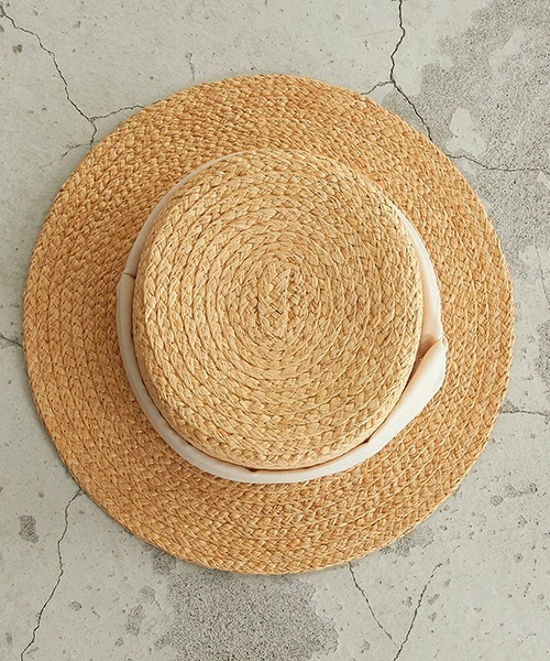 ONIGIRI(オニギリ)の「【一部店舗限定】 リボン カンカン帽(ハット・レディース・ブラウン/ベージュ・FREE)」の18枚目の写真