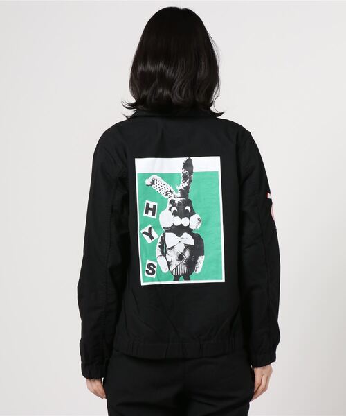 HYS RABBIT ミリタリーZIPジャケット HYSTERIC GLAMOUR（ヒステリックグラマー）の「HYS RABBIT