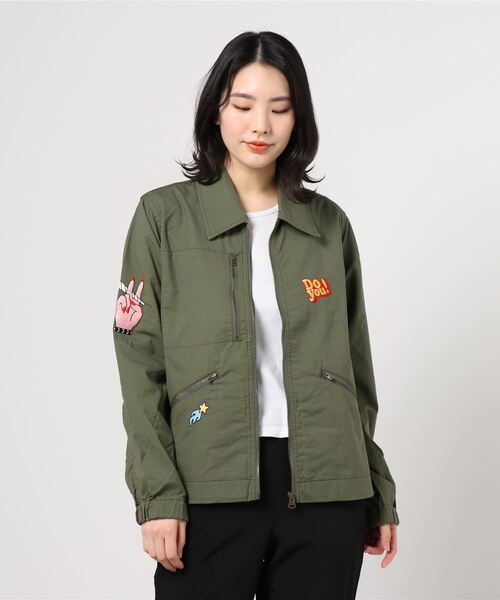 HYS RABBIT ミリタリーZIPジャケット HYSTERIC GLAMOUR（ヒステリックグラマー）の「HYS RABBIT