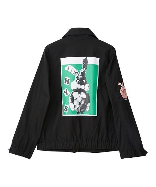 HYS RABBIT ミリタリーZIPジャケット HYSTERIC GLAMOUR（ヒステリックグラマー）の「HYS RABBIT