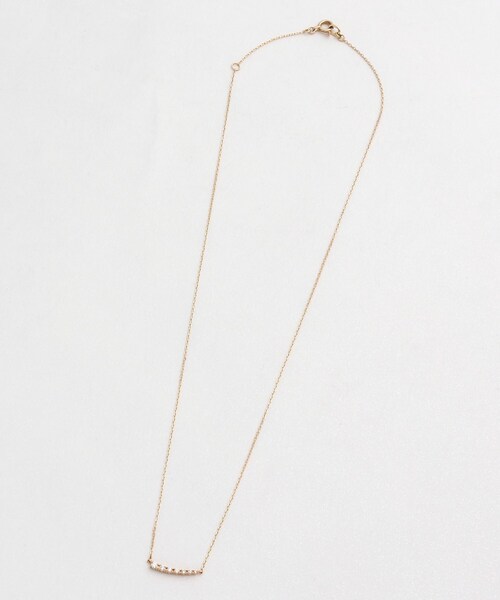 ネックレスダイヤモンド グラデーション アシンメトリーネックレス ネックレス Cocoshnik ココシュニック のファッション
