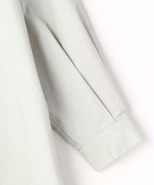 179/WG（イチナナキュウダブルジー）の「ラグランフレアチュニックブラウス（シャツ/ブラウス・レディース・グリーン/オフホワイト/カーキ・MEDIUM）」の4枚目の写真