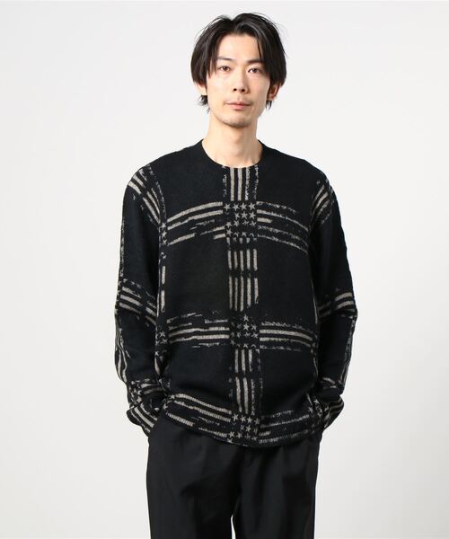 ALLSAINTS（オールセインツ）の「UNION CREW（ニット/セーター・メンズ・ブラック・S/M/XS/L）」の9枚目の写真