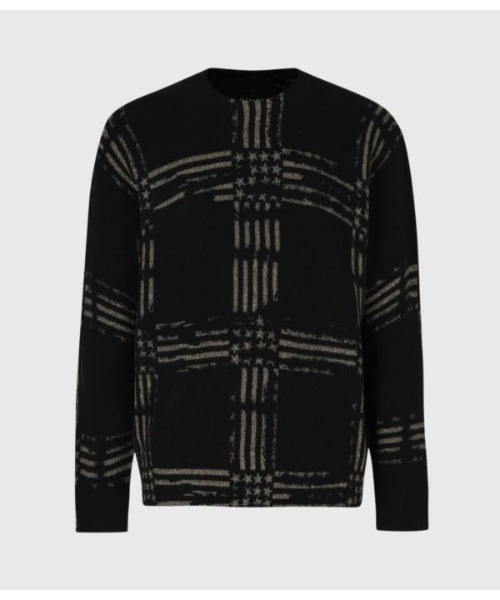 ALLSAINTS（オールセインツ）の「UNION CREW（ニット/セーター・メンズ・ブラック・S/M/XS/L）」の4枚目の写真