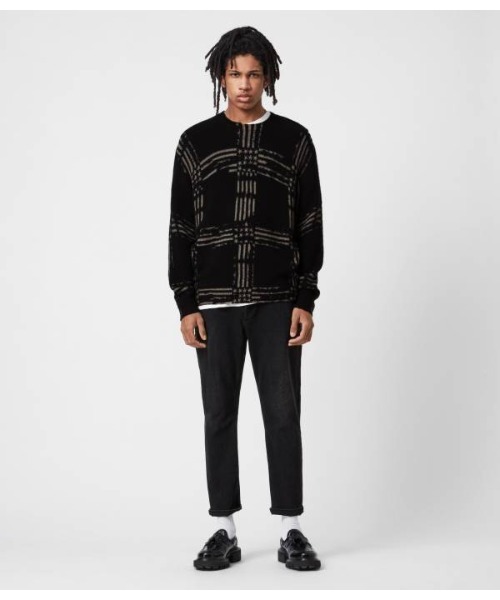 ALLSAINTS（オールセインツ）の「UNION CREW（ニット/セーター・メンズ・ブラック・S/M/XS/L）」の8枚目の写真