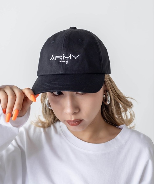 RASVOA（ラスボア）の「ＡＲＭＹ　ＣＡＰ（キャップ・レディース・グレー/ブラック・FREE）」の2枚目の写真