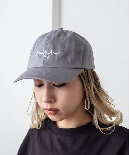 RASVOA（ラスボア）の「ＡＲＭＹ　ＣＡＰ（キャップ・レディース・グレー/ブラック・FREE）」の11枚目の写真