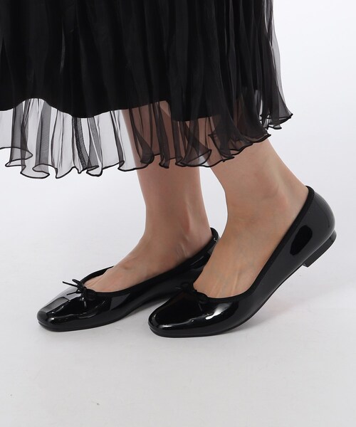 UNTITLED(アンタイトル)の「◆スクエアトゥレインシューズ(レインシューズ・レディース・ブラック・30/35/40/45)」の8枚目の写真