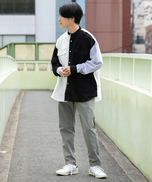 ITEMS URBANRESEARCH（アイテムズ アーバンリサーチ）の「【セットアップ着用可能】ナイロンストレッチタイプライターEASYパンツ（その他パンツ・メンズ・ベージュ/ブラック/グレー・LARGE/MEDIUM）」の17枚目の写真