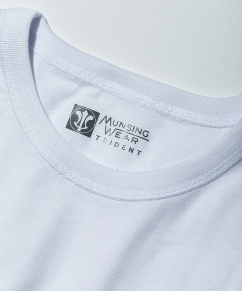 Munsingwear Grand-Slam（マンシングウェア　グランドスラム）の「TRIDENT 2PACK Tシャツ（Tシャツ/カットソー・メンズ・ホワイト/ブラック・M/L/XL）」の10枚目の写真