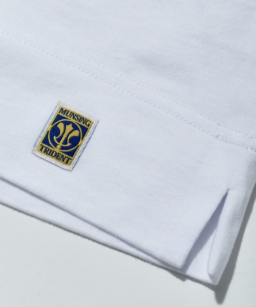 Munsingwear Grand-Slam（マンシングウェア　グランドスラム）の「TRIDENT 2PACK Tシャツ（Tシャツ/カットソー・メンズ・ホワイト/ブラック・M/L/XL）」の12枚目の写真