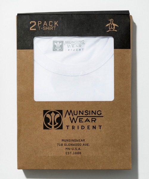 Munsingwear Grand-Slam（マンシングウェア　グランドスラム）の「TRIDENT 2PACK Tシャツ（Tシャツ/カットソー・メンズ・ホワイト/ブラック・M/L/XL）」の22枚目の写真