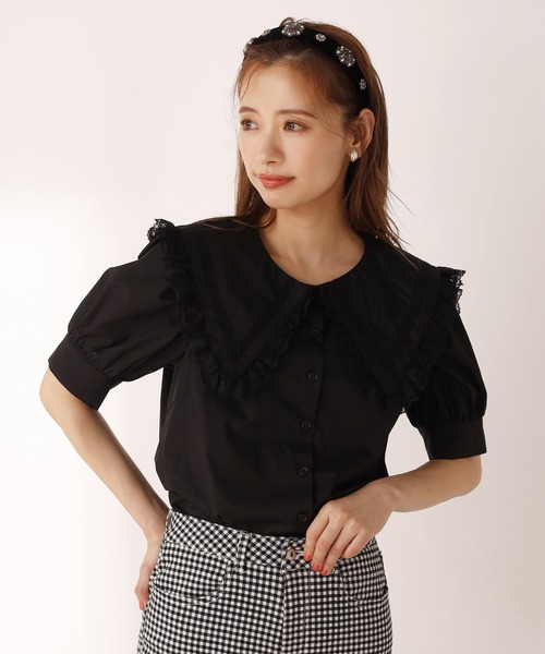 one after another NICE CLAUP（ワンアフターアナザーナイスクラップ）の「ビジューカチューシャ（カチューシャ・レディース・ブラック系その他/ブラック系その他2・FREE）」の6枚目の写真