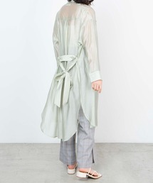 WEGO | WEGO/ベルト付きシアーロングワンピース(ワンピース)