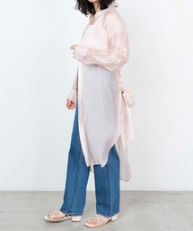 WEGO | WEGO/ベルト付きシアーロングワンピース(ワンピース)