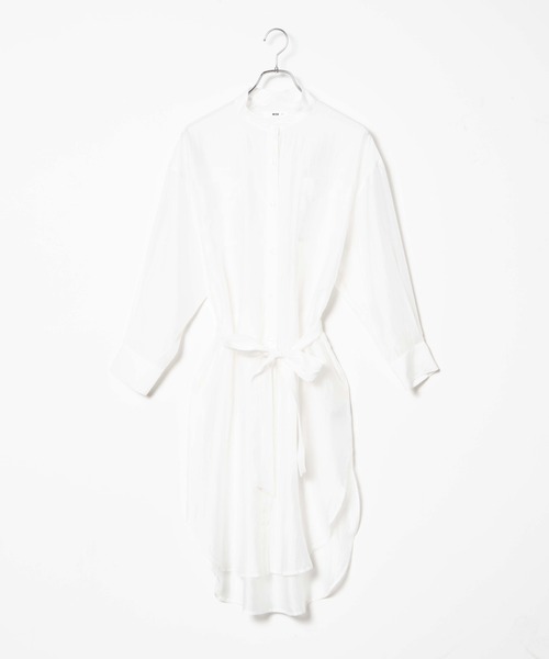 WEGO（ウィゴー）の「WEGO/ベルト付きシアーロングワンピース（ワンピース・レディース・グリーン系その他/ライトピンク/ホワイト・FREE）」の17枚目の写真