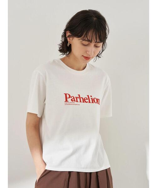 earth music&ecology（アースミュージックアンドエコロジー）の「【WEB限定】Parhelion プリントTシャツ ＊（Tシャツ/カットソー・レディース・チャコールグレー/レッド/ライトベージュ/ベージュ/グレイッシュベージュ/ライトイエロー・FREE）」の17枚目の写真