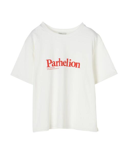 earth music&ecology（アースミュージックアンドエコロジー）の「【WEB限定】Parhelion プリントTシャツ ＊（Tシャツ/カットソー・レディース・チャコールグレー/レッド/ライトベージュ/ベージュ/グレイッシュベージュ/ライトイエロー・FREE）」の10枚目の写真