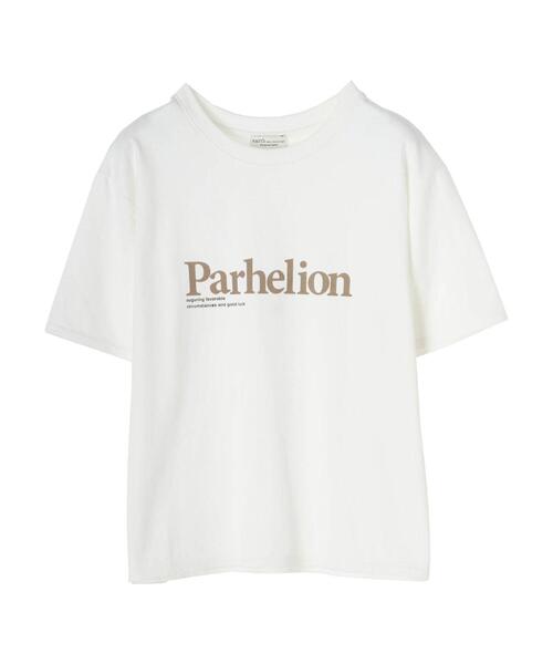 earth music&ecology（アースミュージックアンドエコロジー）の「【WEB限定】Parhelion プリントTシャツ ＊（Tシャツ/カットソー・レディース・チャコールグレー/レッド/ライトベージュ/ベージュ/グレイッシュベージュ/ライトイエロー・FREE）」の13枚目の写真