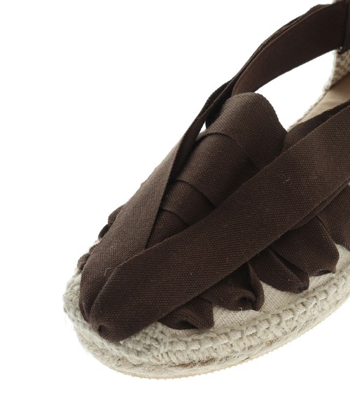 1er Arrondissement（プルミエアロンディスモン）の「＜LA MANUAL ALPARGATERA (ラ マヌアル アルパルガテラ)＞エスパドリーユ（その他シューズ・レディース・ベージュ/ブラック/ブラウン・XS/S/M/L）」の5枚目の写真