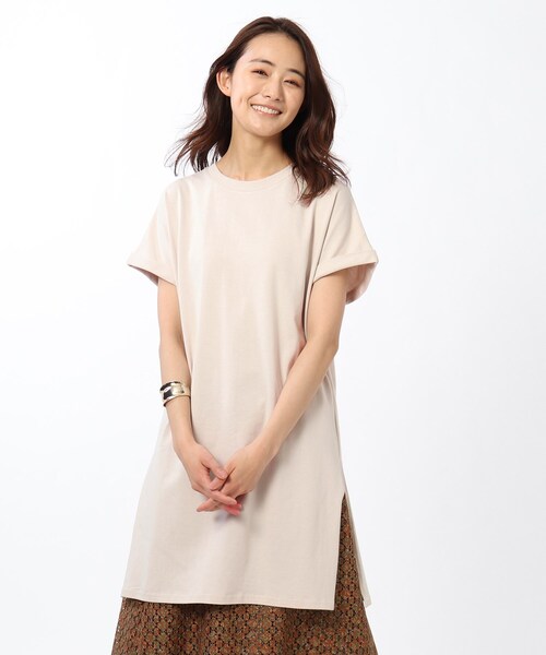 クラシック天竺tシャツワンピース ワンピース Untitled アンタイトル のファッション ワンピース 洗える