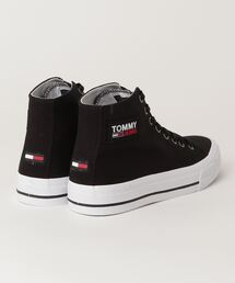 トミージーンズ　スニーカー　ハイカット　 tommy jeans（トミー ジーンズ）の「ロゴハイカットスニーカー