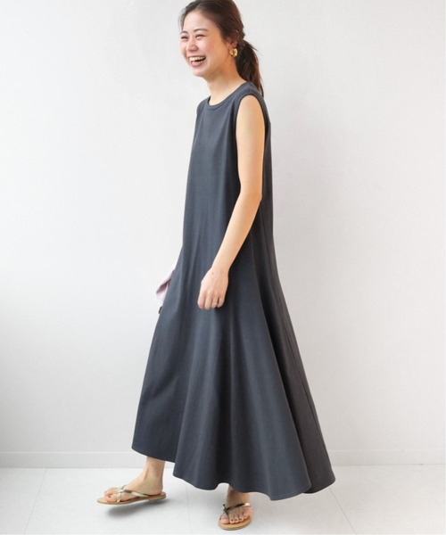JOURNAL STANDARD relume（ジャーナルスタンダード　レリューム）の「コットンマーメイドラインワンピース◆（ワンピース・レディース・グレー/ネイビー/ブラック・FREE）」の8枚目の写真
