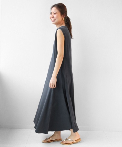 JOURNAL STANDARD relume（ジャーナルスタンダード　レリューム）の「コットンマーメイドラインワンピース◆（ワンピース・レディース・グレー/ネイビー/ブラック・FREE）」の9枚目の写真