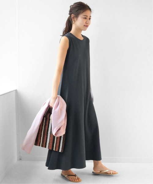 JOURNAL STANDARD relume（ジャーナルスタンダード　レリューム）の「コットンマーメイドラインワンピース◆（ワンピース・レディース・グレー/ネイビー/ブラック・FREE）」の10枚目の写真