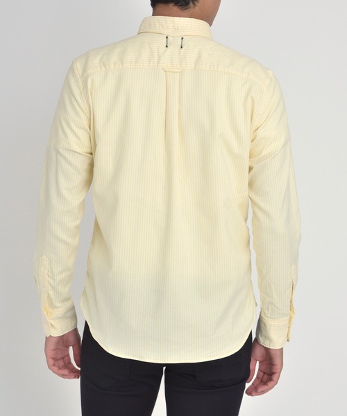 YANUK（ヤヌーク）の「オックスデニット ボタンダウンシャツ（シャツ/ブラウス・メンズ・ライトイエロー/ライトグリーン・XL/L/S/M）」の12枚目の写真
