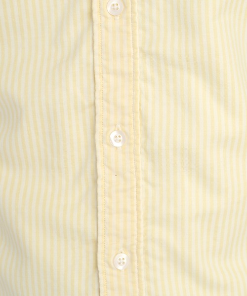 YANUK（ヤヌーク）の「オックスデニット ボタンダウンシャツ（シャツ/ブラウス・メンズ・ライトイエロー/ライトグリーン・XL/L/S/M）」の9枚目の写真