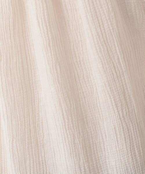 LOWRYS FARM（ローリーズファーム）の「プリーツスクエアブラウス５Ｓ　949199（シャツ/ブラウス・レディース・オフホワイト/ブラック/イエロー/ブラウン/ネイビー・FREE）」の14枚目の写真