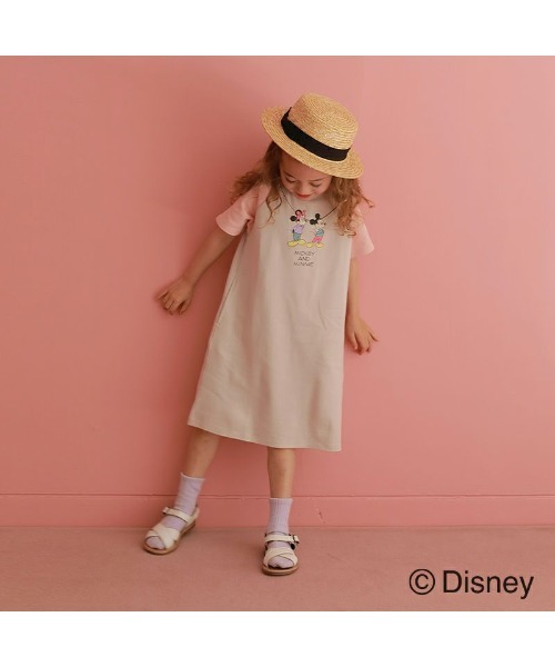 AJUGA.（アジュガ）の「KIDS One-piece Baby Pink【AJUGA.ディズニーコレクション】（ワンピース・キッズ・ピンク・90cm/110cm/100cm/120cm）」の7枚目の写真