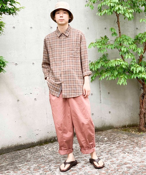 Johnbull（ジョンブル）の「＜直営店・WEB限定＞ラウンドパンツ（チノパンツ・メンズ・ブルーグリーン/ピンク/グレー・MEDIUM/SMALL/LARGE）」の19枚目の写真