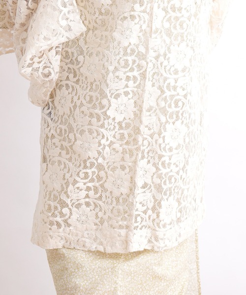 utatane(ウタタネ)の「羽織 レース ニコアンティーク 日本製(着物・レディース・クリーム・FREE)」の8枚目の写真