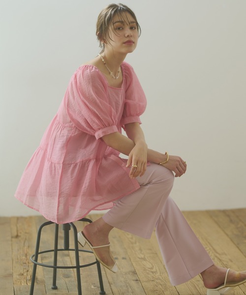 DISCOAT（ディスコート）の「【前後2WAY】シアースクエアティアード