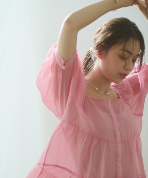 DISCOAT（ディスコート）の「【前後2WAY】シアースクエアティアード