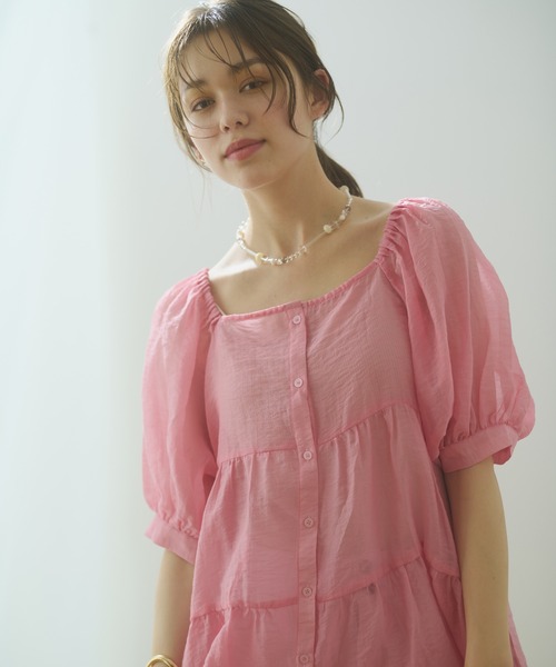 DISCOAT（ディスコート）の「【前後2WAY】シアースクエアティアード