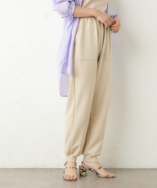 Omekashi（オメカシ）の「スウェットパンツ（スウェットパンツ・レディース・ベージュ/チャコールグレー・FREE）」の16枚目の写真