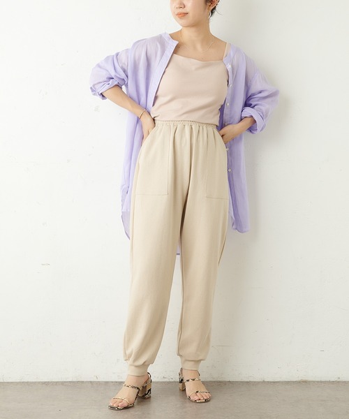 Omekashi（オメカシ）の「スウェットパンツ（スウェットパンツ・レディース・ベージュ/チャコールグレー・FREE）」の8枚目の写真