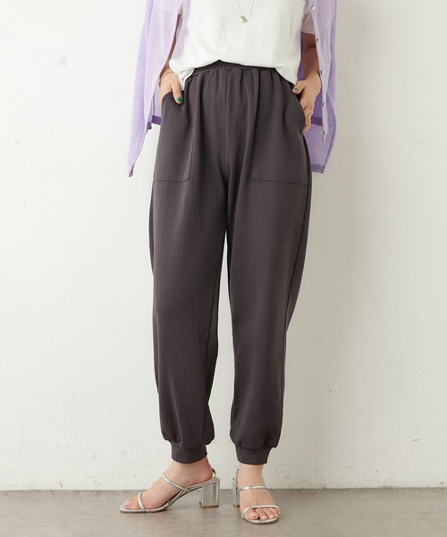 Omekashi（オメカシ）の「スウェットパンツ（スウェットパンツ・レディース・ベージュ/チャコールグレー・FREE）」の4枚目の写真